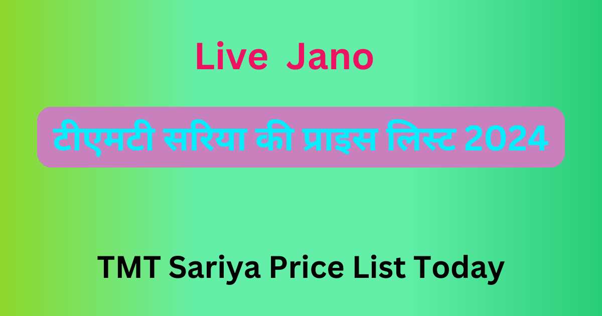 TMT Sariya Price List Today