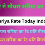 Moira Sariya Rate Today Indore